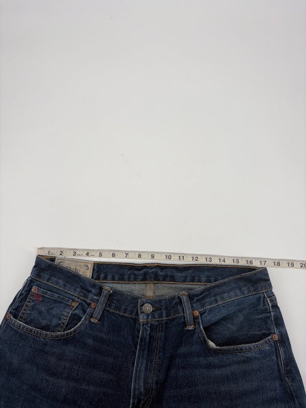 Polo Ralph Lauren Mens 34x32 Hampton Straight Fit Jeans Everyday Denim Casual - Picture 7 of 9